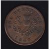 Image 2 : 1840 Province of Nova Scotia One Penny Token