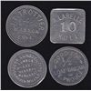 Image 1 : Lot of 4 Quebec Tokens