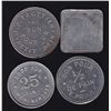 Image 2 : Lot of 4 Quebec Tokens