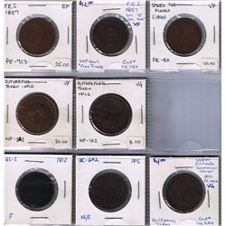 Lot of 8 Miscellaneous Canadian Tokens