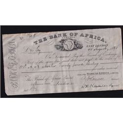 Lot of 5 South Africa Bank Treasury Bills