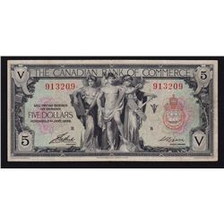 1935 Canadian Bank of Commerce $5