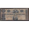 Image 1 : 1847-53 Central Bank of New Brunswick $1 or 5 Shillings