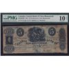 Image 1 : 1851 Central Bank of New Brunswick 5 Pounds