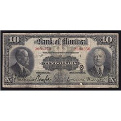 1923 Bank of Montreal $10