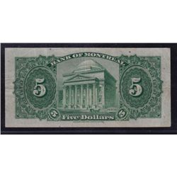 1935 Bank of Montreal $5