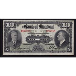 1938 Bank of Montreal $10