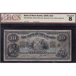 1929 Bank of Nova Scotia $10