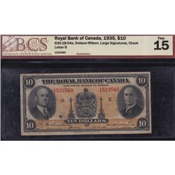 1935 Royal Bank of Canada $10