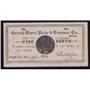 Image 1 : Grand River, Newfoundland Pulp & Lumber Company 5 Cent
