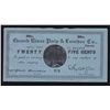 Image 1 : Grand River, Newfoundland Pulp & Lumber Company 25 Cent
