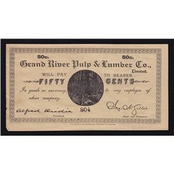 Grand River, Newfoundland Pulp & Lumber Company 50 Cent