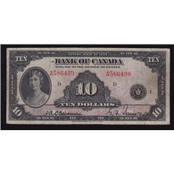 1935 Bank of Canada $10
