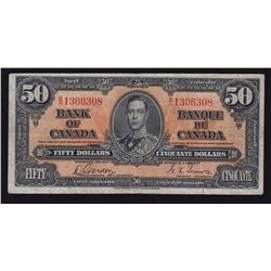 1937 Bank of Canada $50
