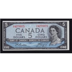 1954 Bank of Canada $5 Devil's Face