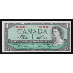 1954 Bank of Canada $1 Replacement Note