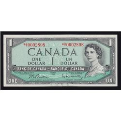 1954 Bank of Canada $1 Replacement Note