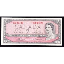 1954 Bank of Canada $2 Replacement Note