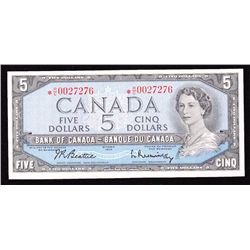 1954 Bank of Canada $5 Replacement Note