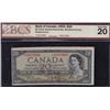 Image 1 : 1954 Bank of Canada $20 Replacement Note