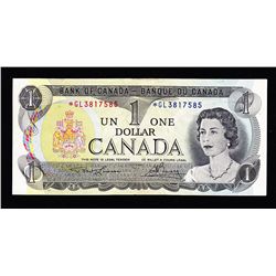 1973 Bank of Canada $1 Replacement Note