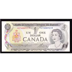 1973 Bank of Canada $1 Replacement Note