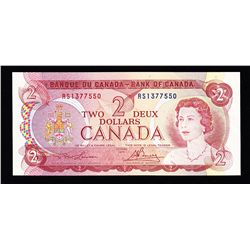 1974 Bank of Canada $2 Test Note