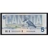 Image 2 : 1986 Bank of Canada $5 Replacement