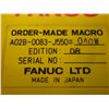 Image 3 : Fanuc Order-Made-Macros, M/N's- A02B-0083-J550#OAOW, A02B-0091-J551#OA32, Edition- 08