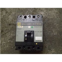 Square D Ciruit Breaker, 125A, M/N- SFAL3125