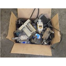 Lot of Assorted Switches, Limit Switches, Micro Switches, Relays