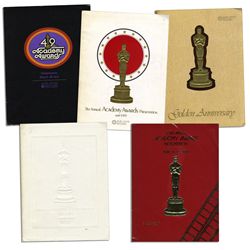 Collection of Academy Awards Programs From 1977-1981