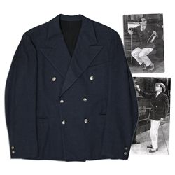 Harold Lloyd Blue Wool Blazer From Classic Silent Comedy ''For Heaven's Sake''