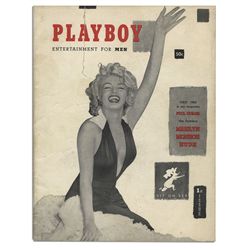 First Issue of ''Playboy'' Magazine From December 1953 -- Marilyn Monroe Is the First Centerfold