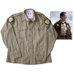 Arnold Schwarzenegger Sheriff's Shirt From ''The Last Stand''