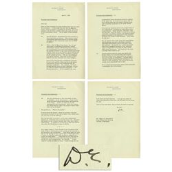 Exceptional Dwight D. Eisenhower Letter Signed as President -- Regarding the Soviet Arms Race, Nucle