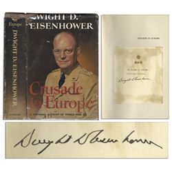 Dwight D. Eisenhower ''Crusade in Europe'' First Edition Signed