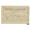 Image 1 : James Garfield Signed Telegram From 1880 -- The Year He Was Elected President