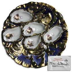 White House Used China -- Oyster Plate in the Rutherford B. Hayes Pattern Ordered by Either the Arth