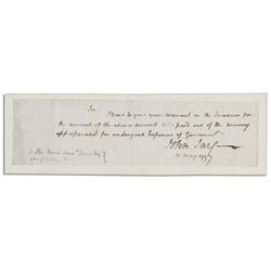 Founding Father John Jay Document Signed From 1757