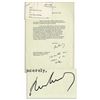 Image 1 : John F. Kennedy Letter Signed as President, Regarding Civil Rights -- ''...the standards of nondiscr