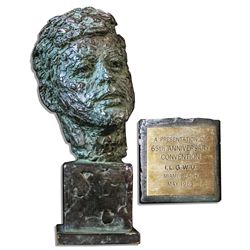 John F. Kennedy Bust Sculpture by Robert Berks -- Presented as an Award Trophy in 1965