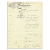 Image 1 : John F. Kennedy's Handwritten Notes From 1953 as a Young Senator