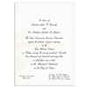 Image 1 : Invitation to the Dinner Welcoming President Kennedy to Texas the Night of His Assassination