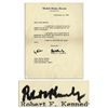 Image 1 : Robert F. Kennedy Typed Letter Signed as a Senator on United States Senate Stationery -- ''...thanks