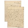 Image 1 : Amazing Eyewitness Letter Detailing Lincoln Assassination Events -- ''...It became 'absolutely certa