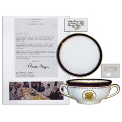 Ronald Reagan White House China for Use on Air Force One, Camp David and the White House -- Fine