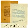 Image 1 : Franklin Roosevelt Letter Signed as President -- ''...You are wholly right in regard to the polluted