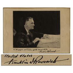 Franklin D. Roosevelt Signed Photo