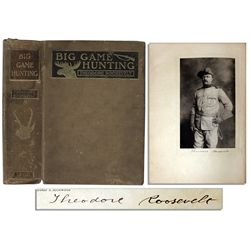 Theodore Roosevelt ''Big Game Hunting'' Signed First Edition From 1899 -- Number 695 of Edition Limi